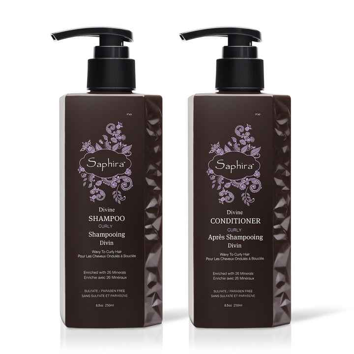 Sulfate-Free Shampoo and Conditioner set for Wavy to Curly Hair