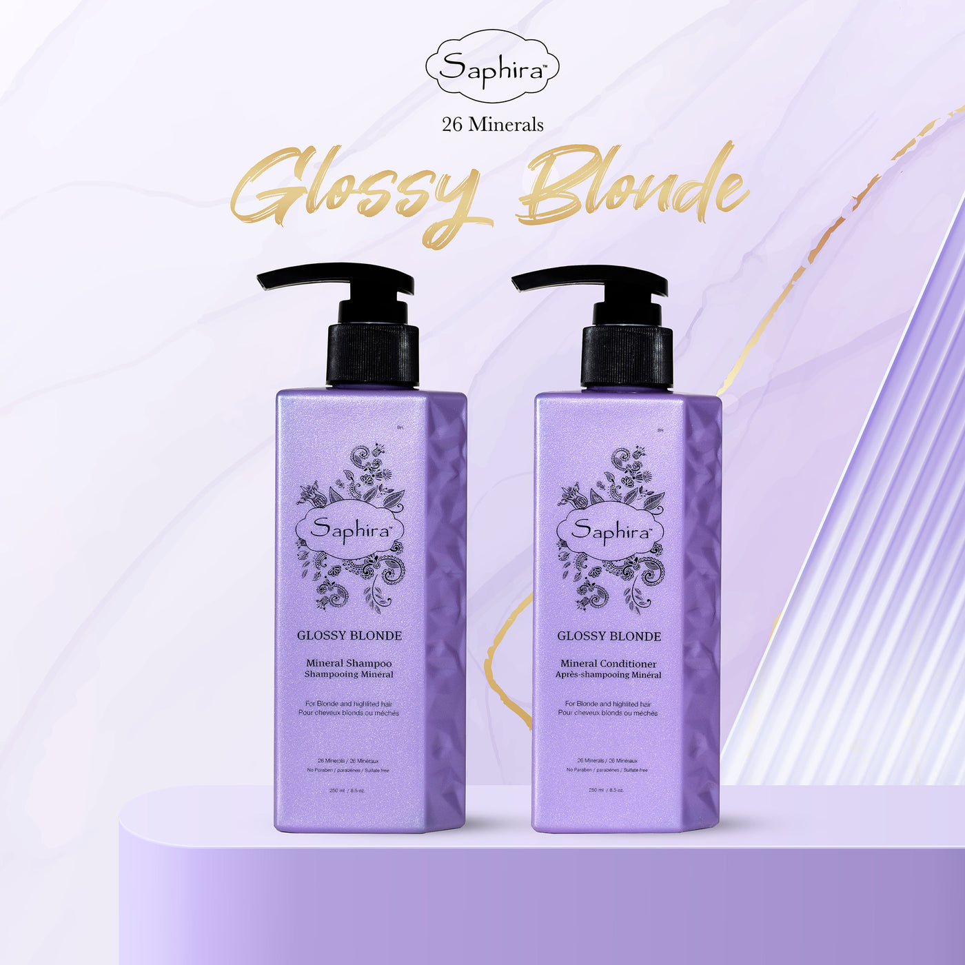 Glossy Blonde Shampoo - Saphira