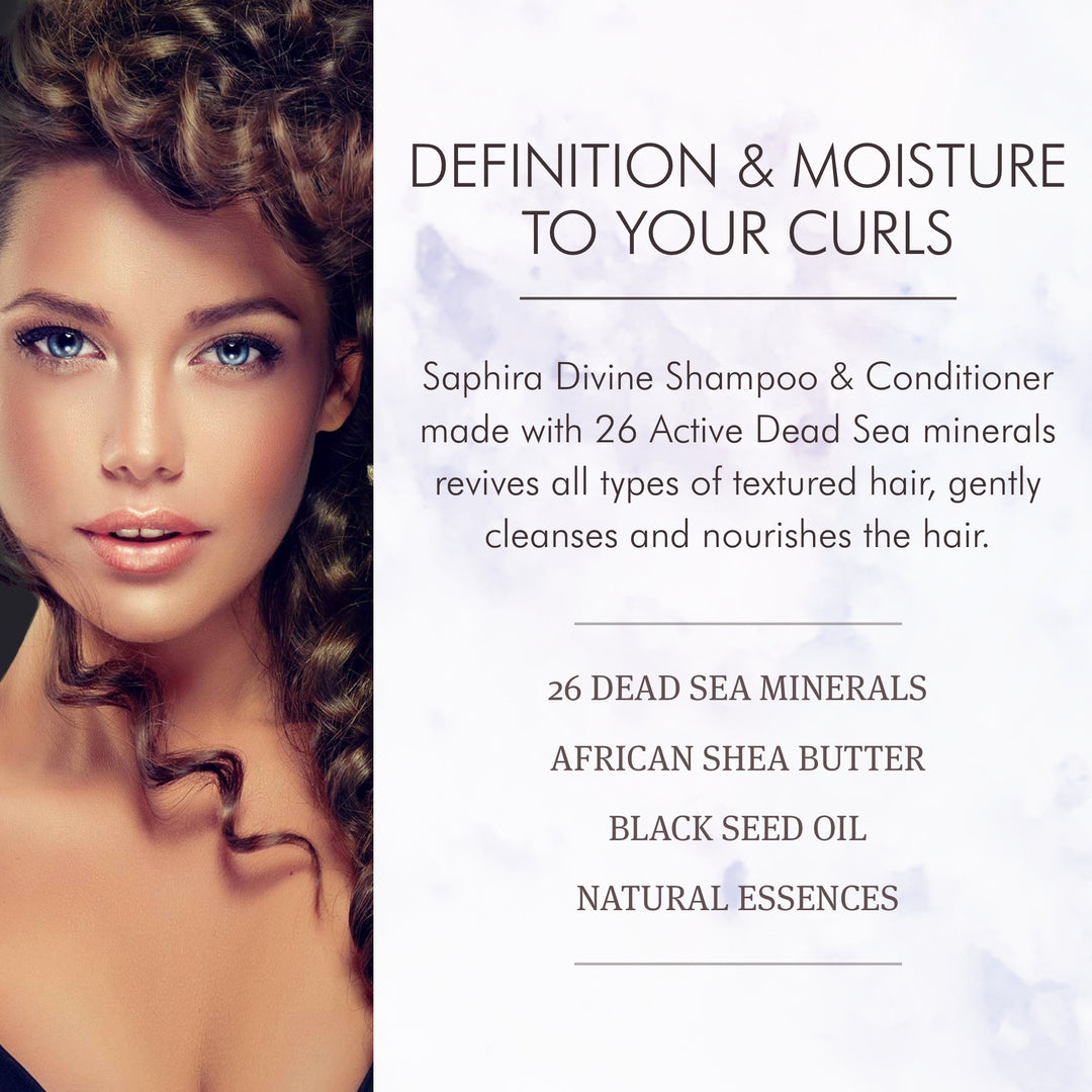 Divine Curls Shampoo & Conditioner Set - Saphira