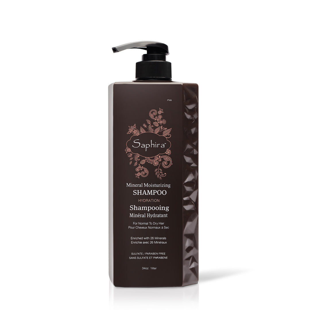 Saphira Mineral Moisturizing Shampoo for Dry and Normal Hair, 34 oz