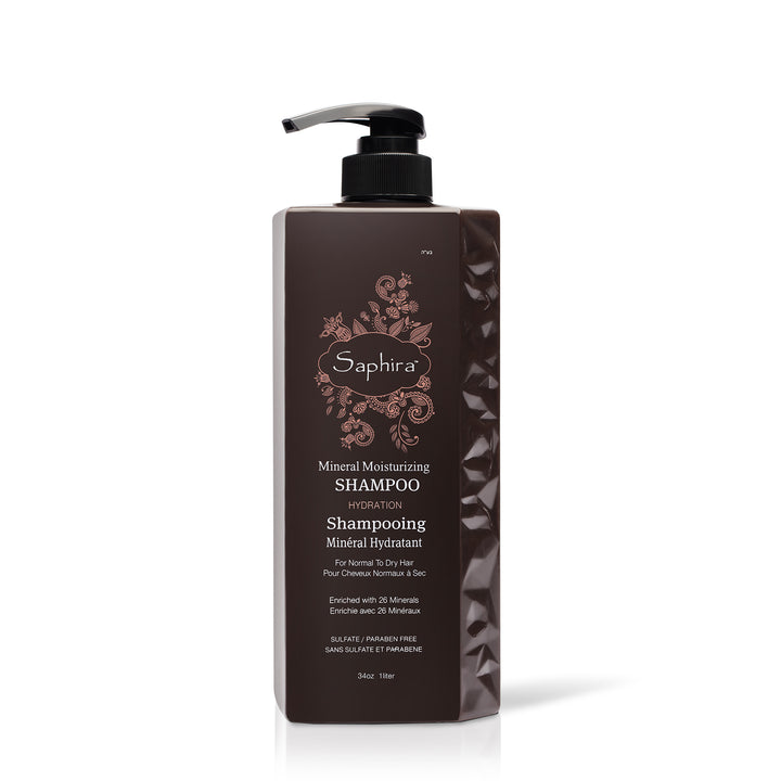 Saphira Mineral Moisturizing Shampoo for Dry and Normal Hair, 34 oz