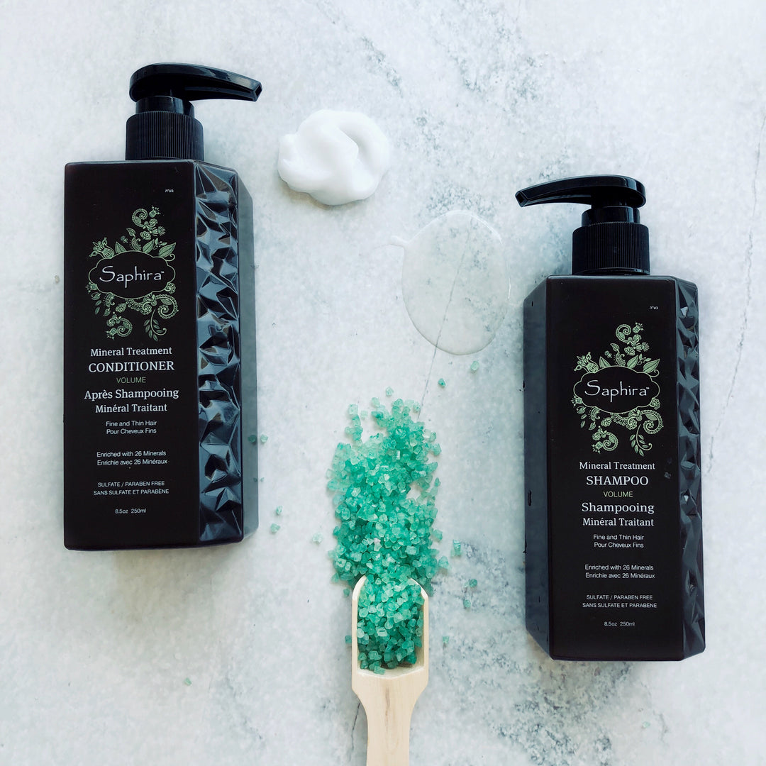 Cleansing and conditioning formulas that provide volume and texture